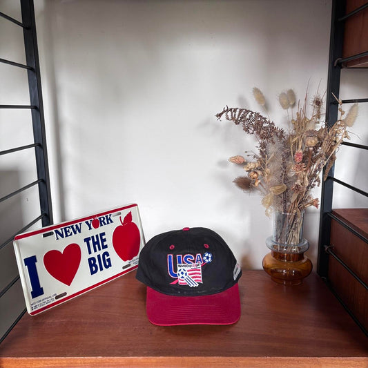 Vintage 90s USA World Cup 94 football tournament promotional baseball cap