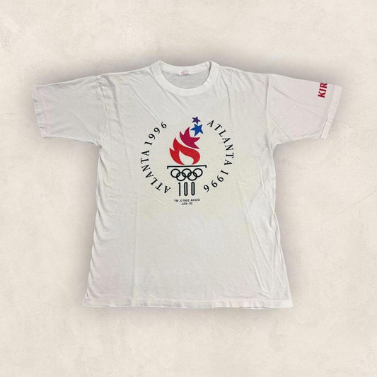Vintage 90s USA Atlanta Olympics summer games athletics Kirin beer t-shirt