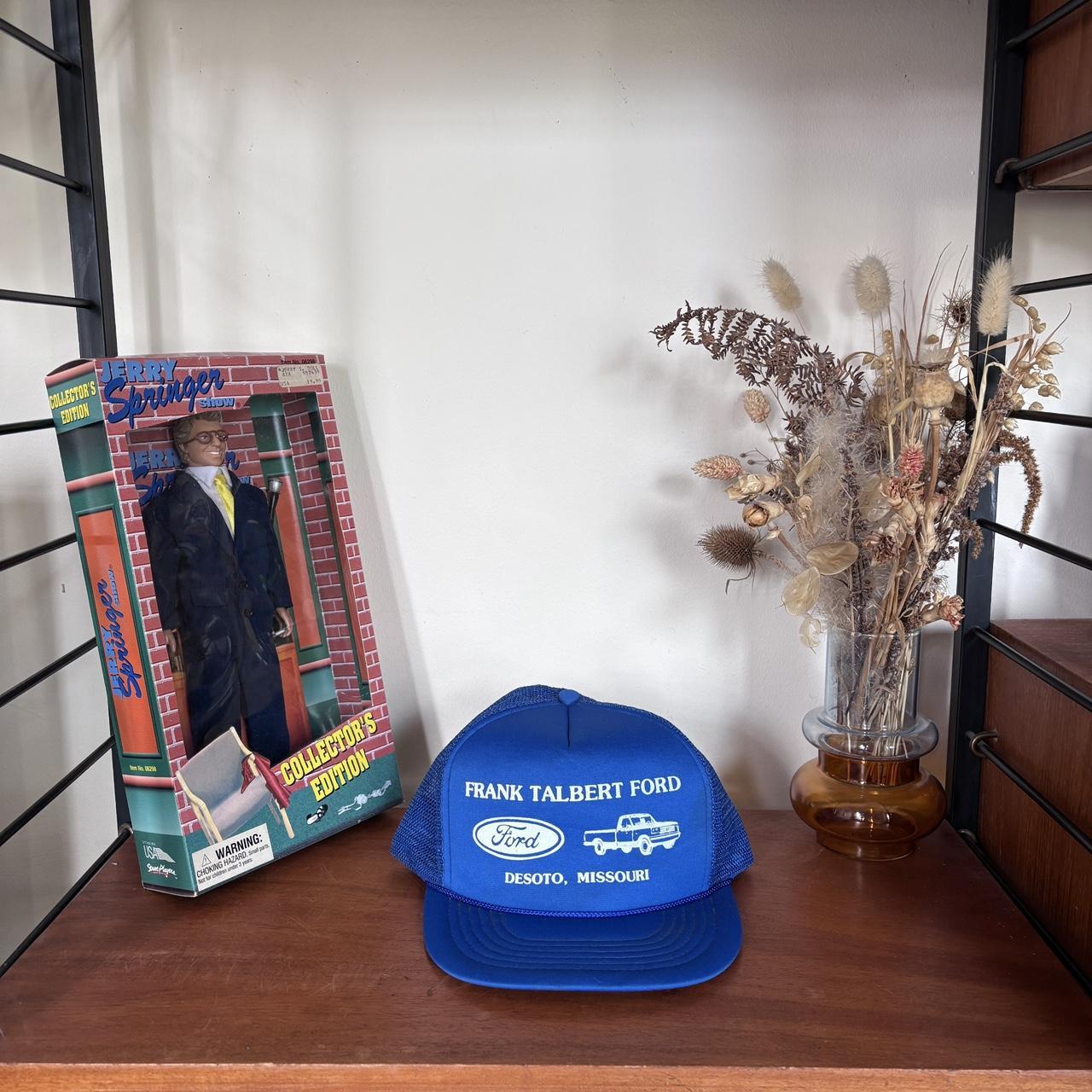 Vintage 90s USA Frank Talbert Ford dealership Missouri automobile trucker cap