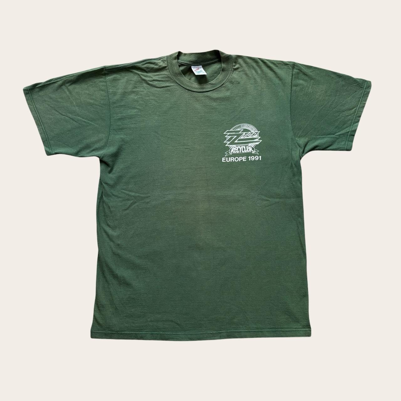 Vintage 90s ZZ Top European Tour ‘91 rock band t-shirt