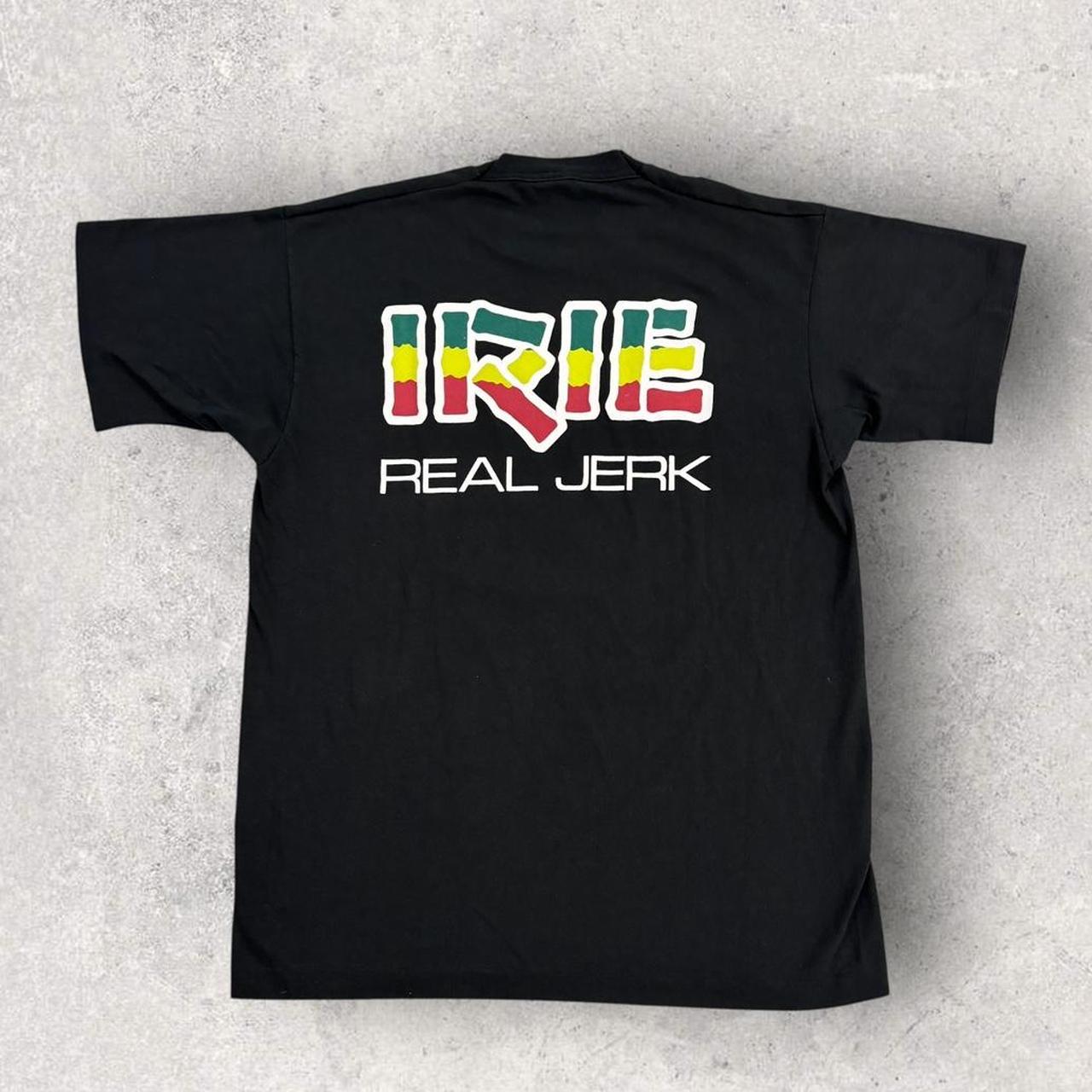 Vintage Y2K Real Jerk Caribbean food restaurant Toronto Canada graphic t-shirt