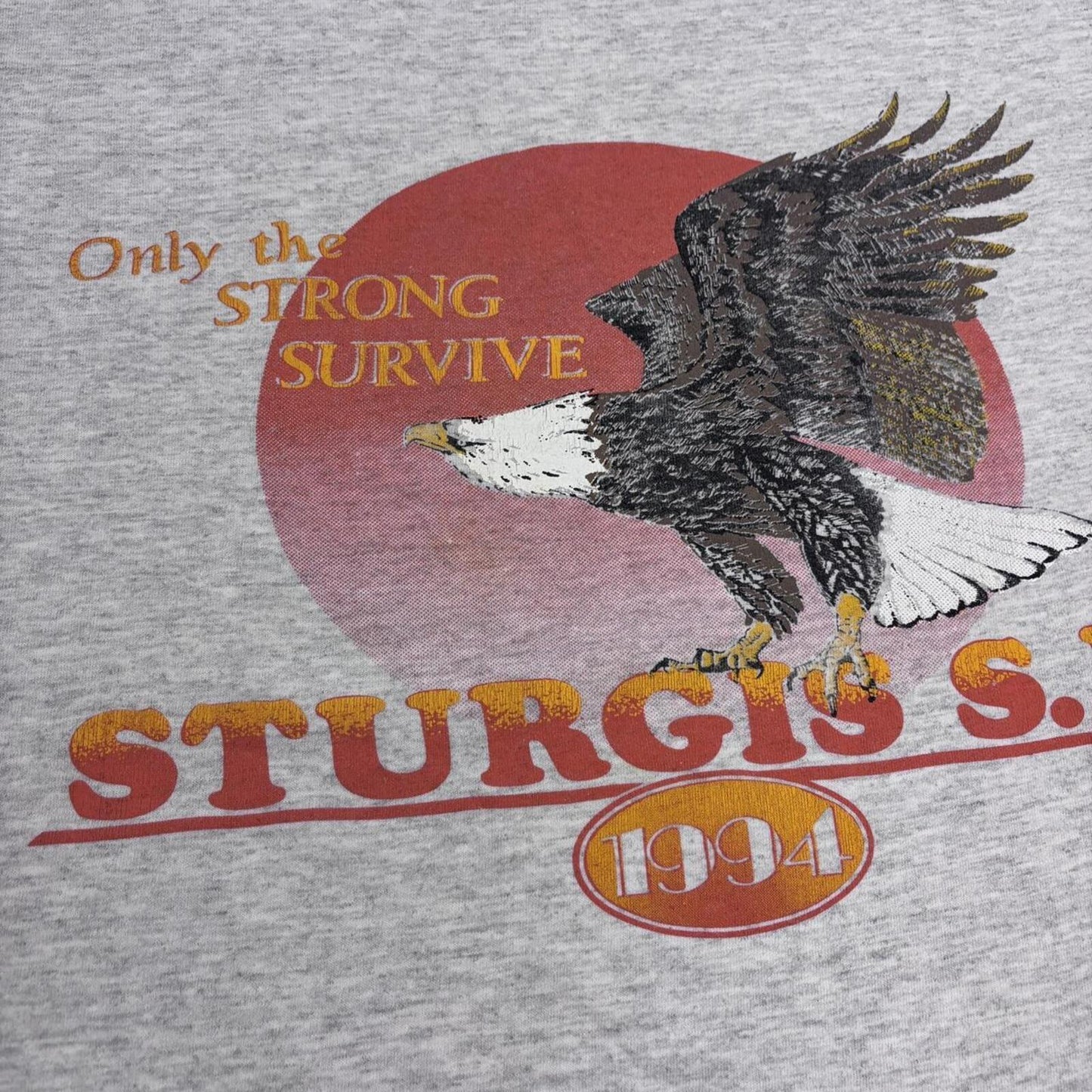 Vintage 90s USA Sturgis motorcycles bike week South Dakota motorbike t-shirt