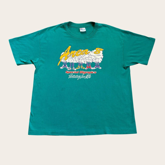 Vintage 90s USA Special Olympics athletics Area 8 Michigan t-shirt