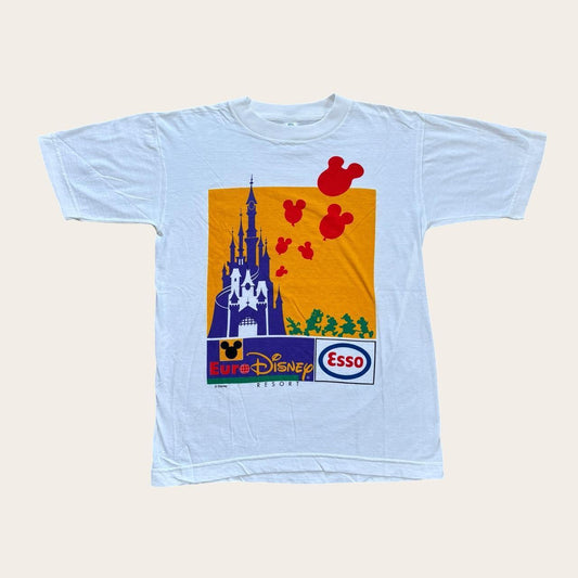 Vintage 90s Euro Disney resort Walt Disneyland Paris France souvenir t-shirt