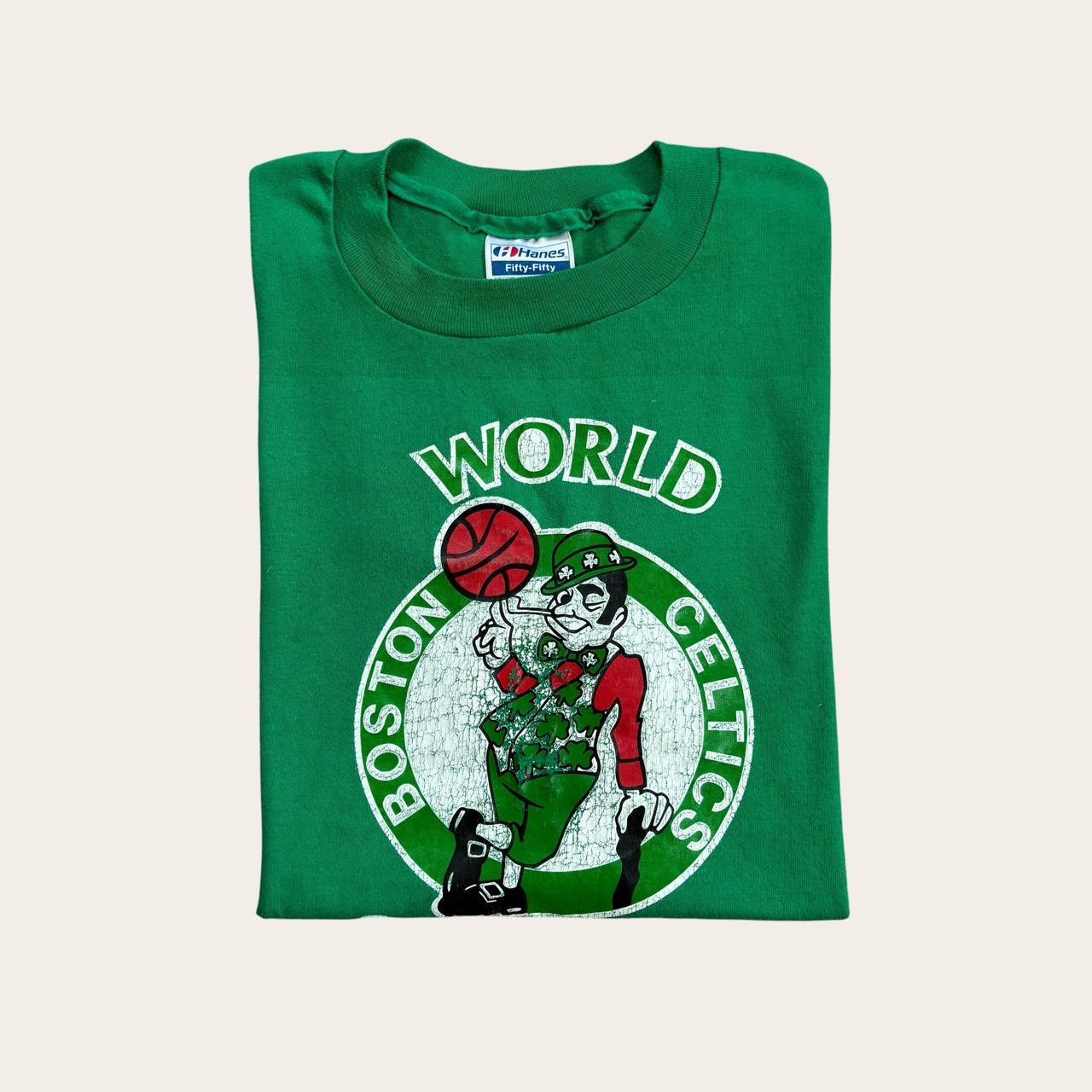 Vintage 80s USA Boston Celtics NBA champions basketball t-shirt