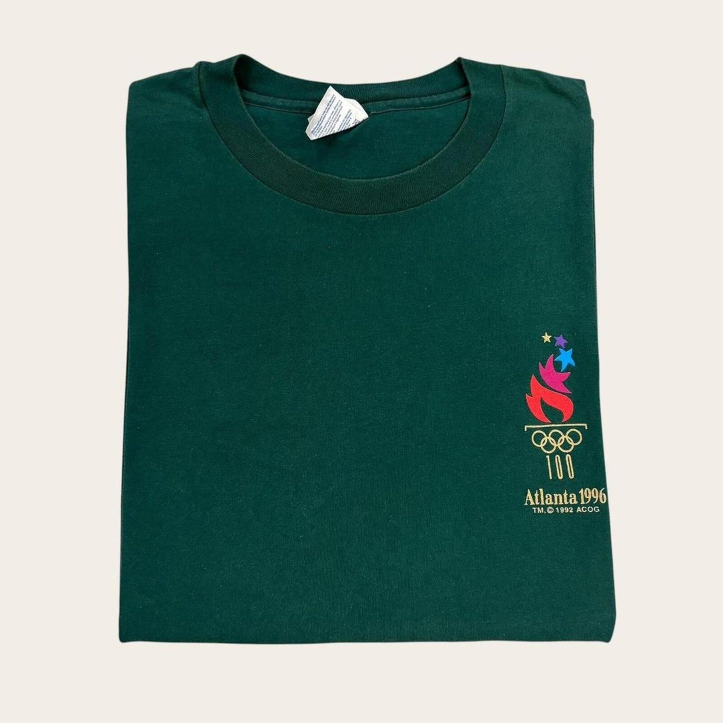 Vintage 90s USA Atlanta Olympics summer games athletics graphic t-shirt