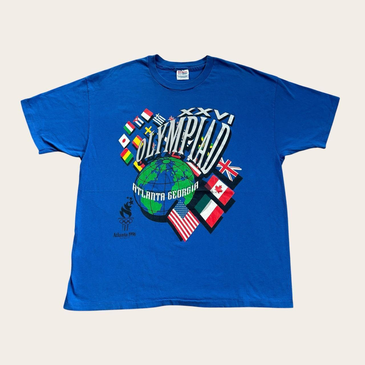 Vintage 90s USA Atlanta Olympics summer games athletics t-shirt