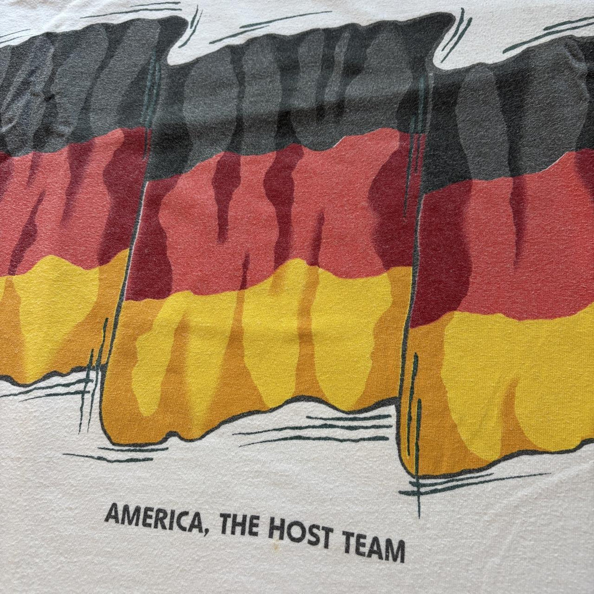 Vintage 90s USA Atlanta Olympics team Germany summer games athletics t-shirt
