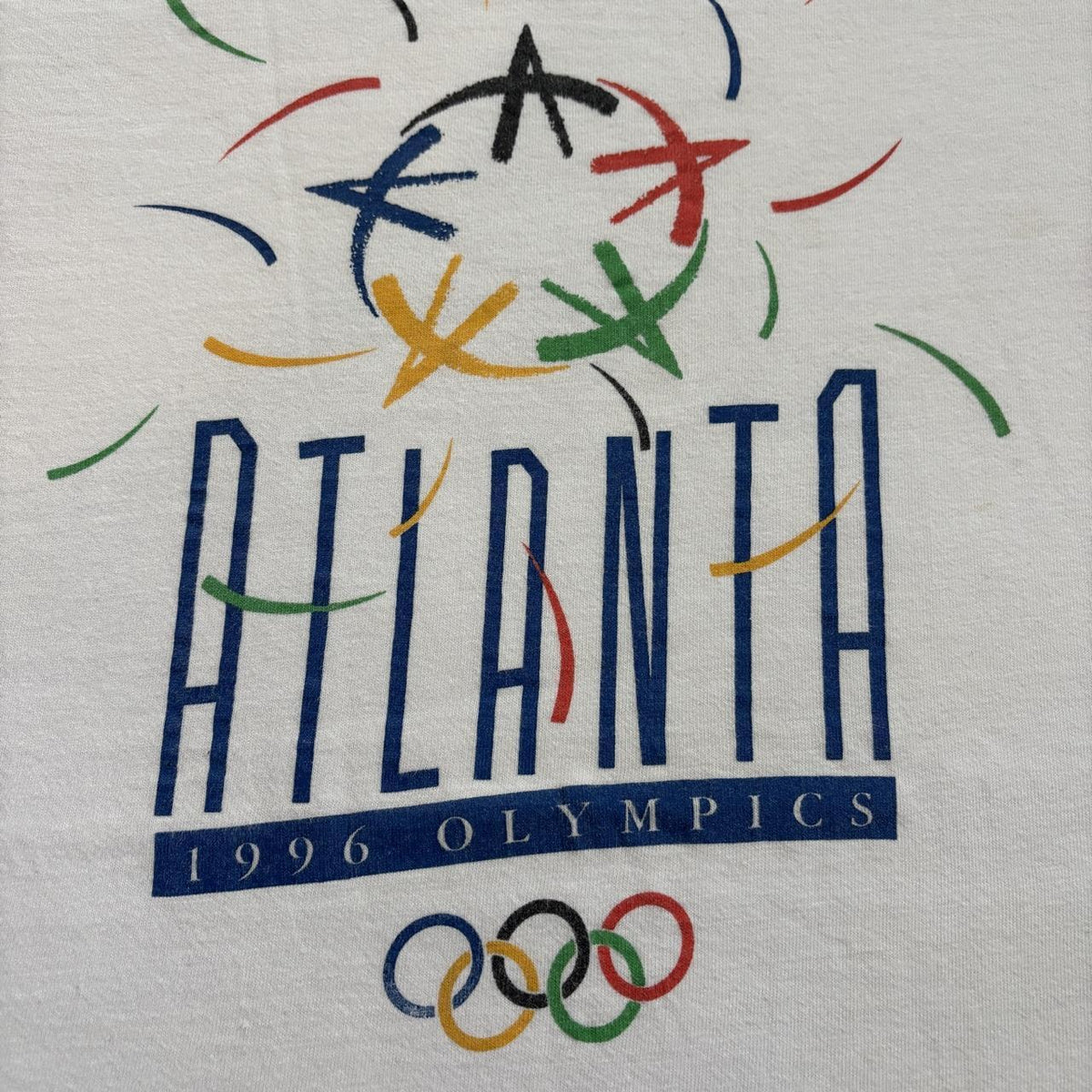 Vintage 90s USA Atlanta Olympics summer games athletics t-shirt