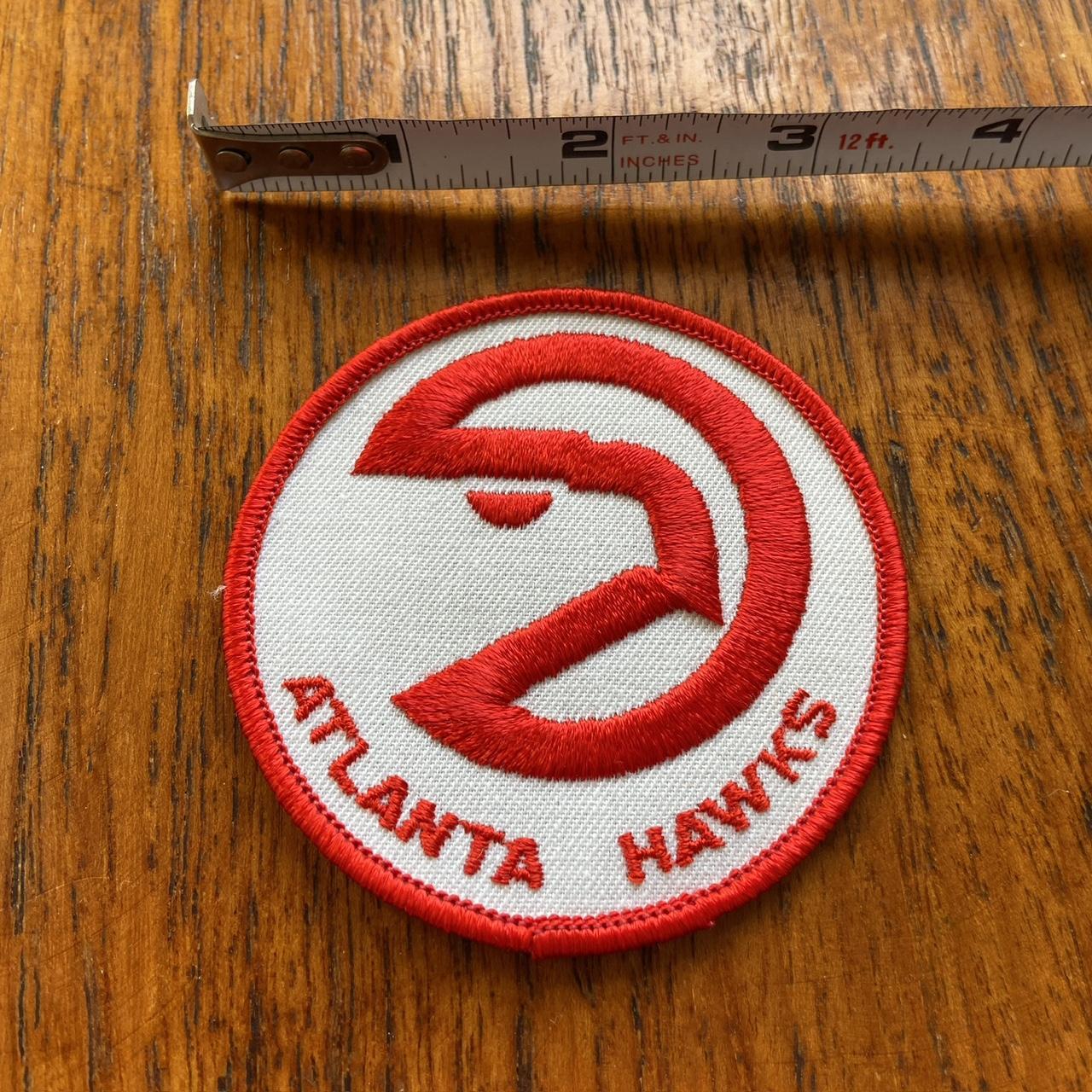 Vintage 80s USA Atlanta Hawks NBA basketball promotional patch