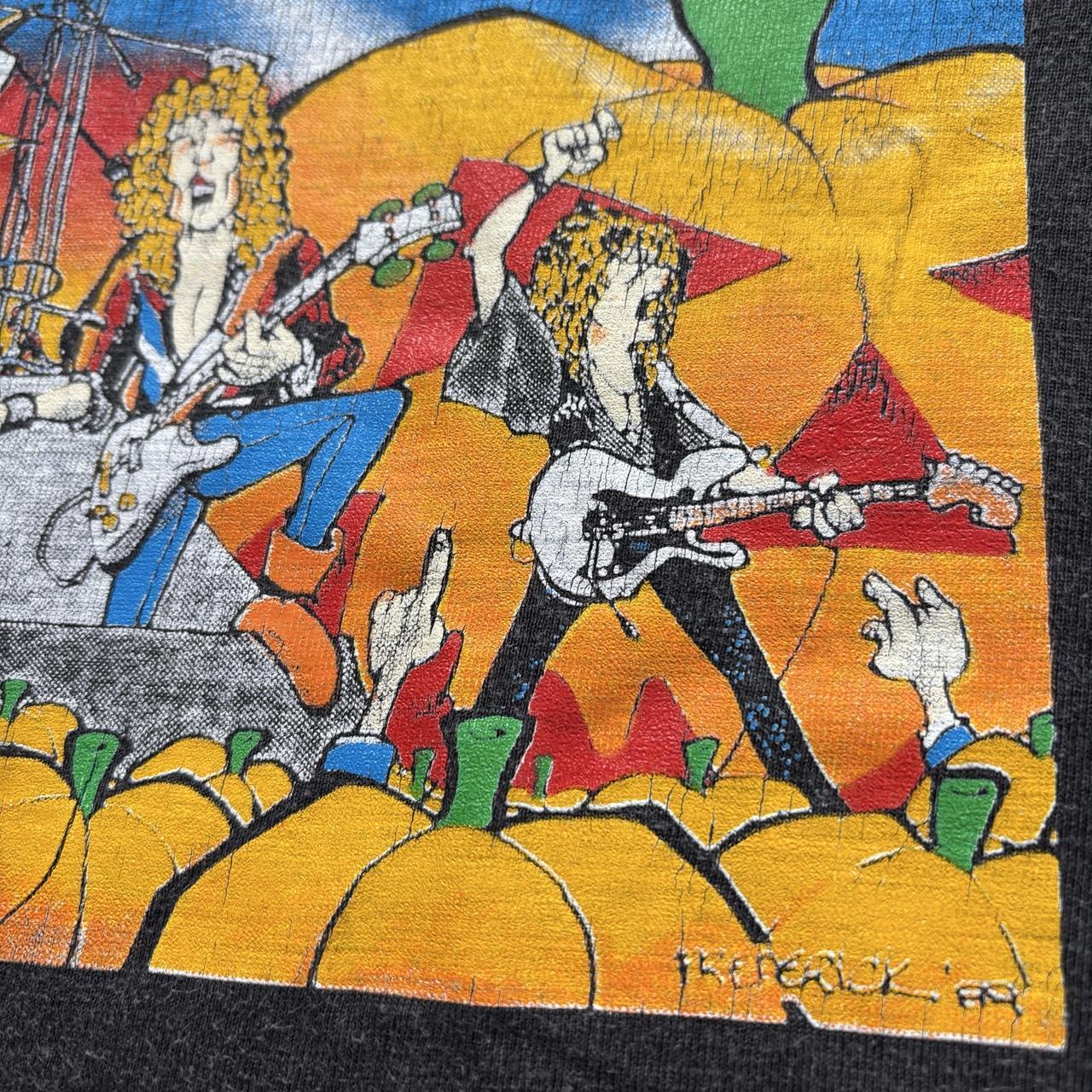 Vintage 80s Helloween live the UK heavy metal rock music band t-shirt