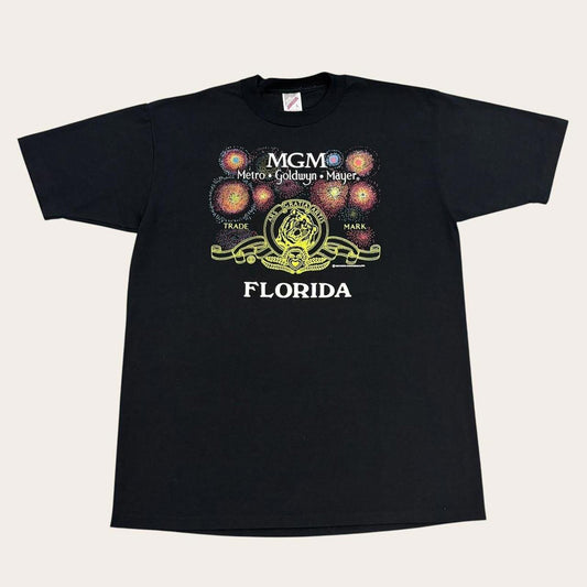 Vintage 90s USA MGM Studios Florida Metro Goldwyn Mayer movie theme park t-shirt
