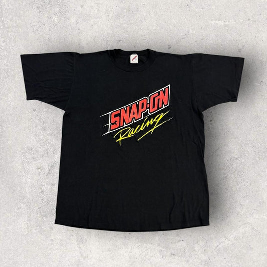 Vintage 90s USA Snap On Racing motorsport automobile graphic t-shirt