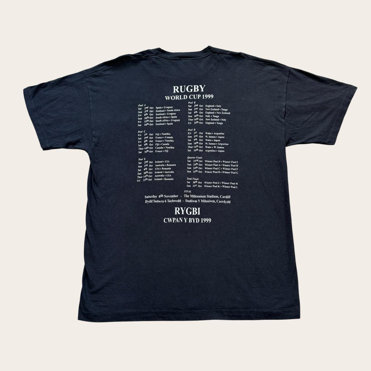 Vintage Rugby World Cup ‘99 Millennium Stadium Cardiff t-shirt