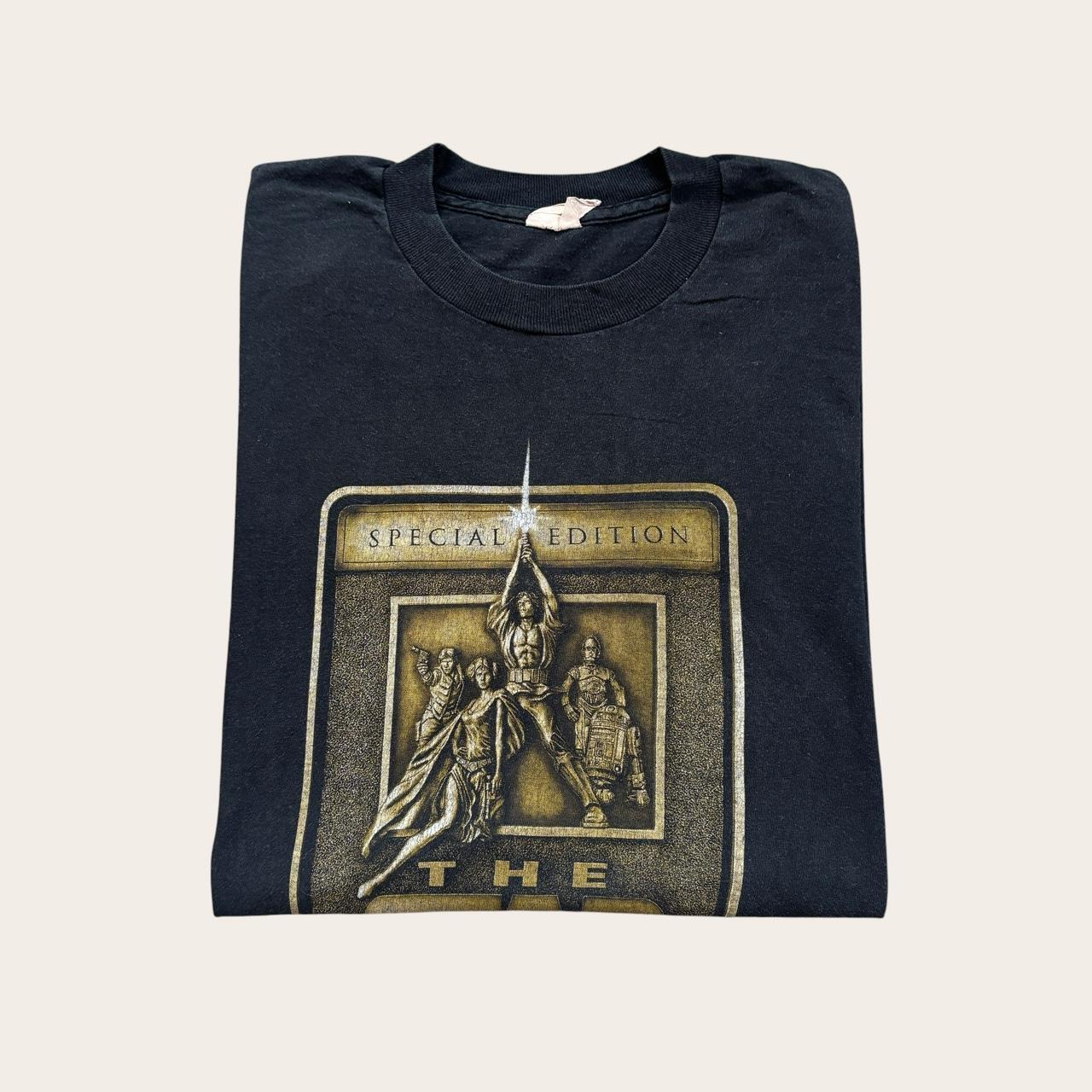 Vintage 90s USA The Star Wars Trilogy sci-fi movie t-shirt