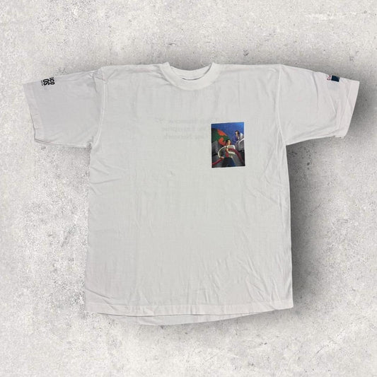 Vintage 90s USA Cisco Showcase 97 technology computer software graphic t-shirt