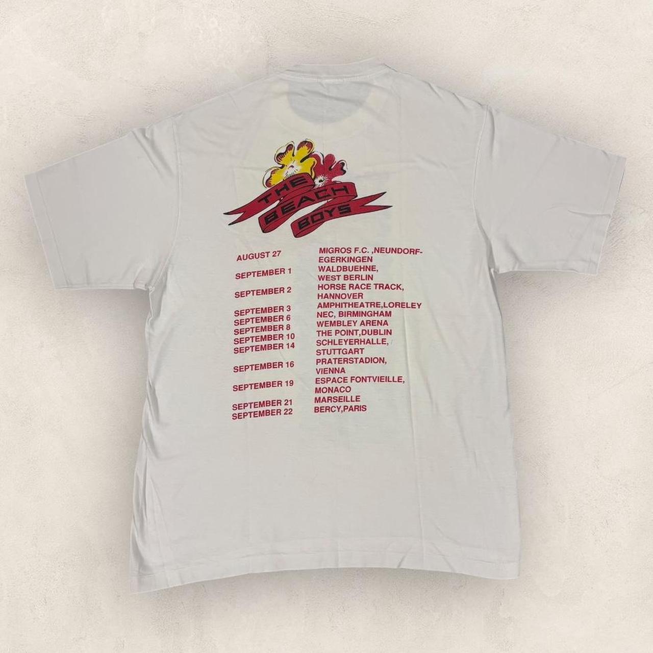 1992 The Beach Boys Still Cruisin’ European tour concerts band t-shirt