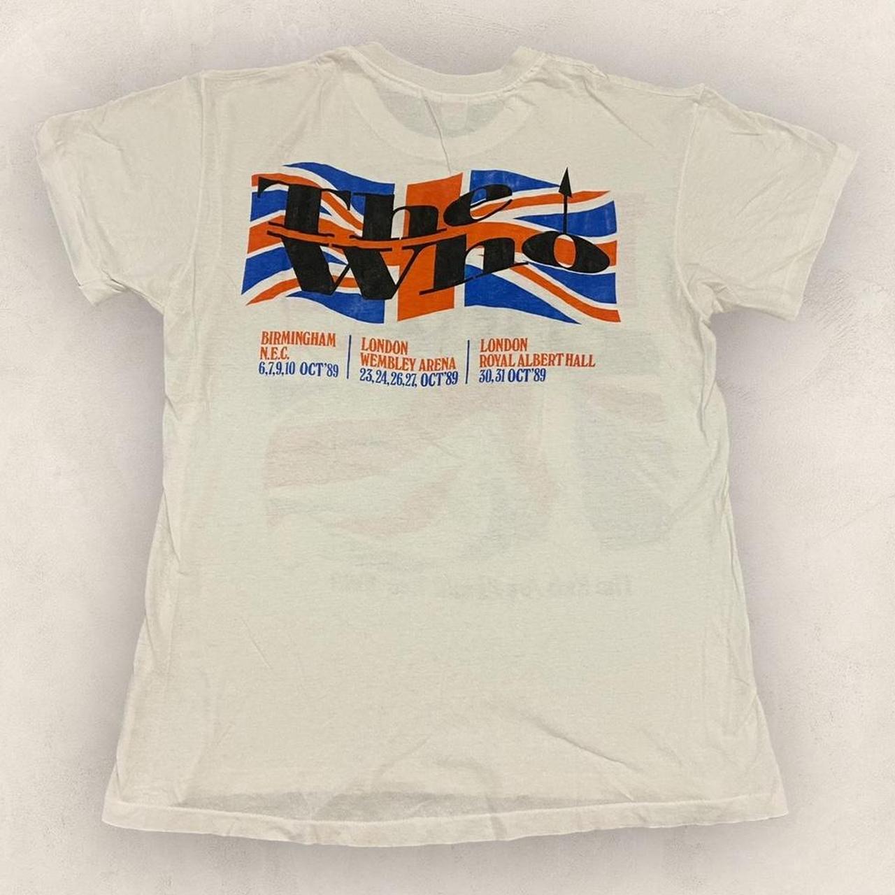 Vintage 90s USA The Who band ‘The kids are alright UK tour’ 1989 graphic t-shirt