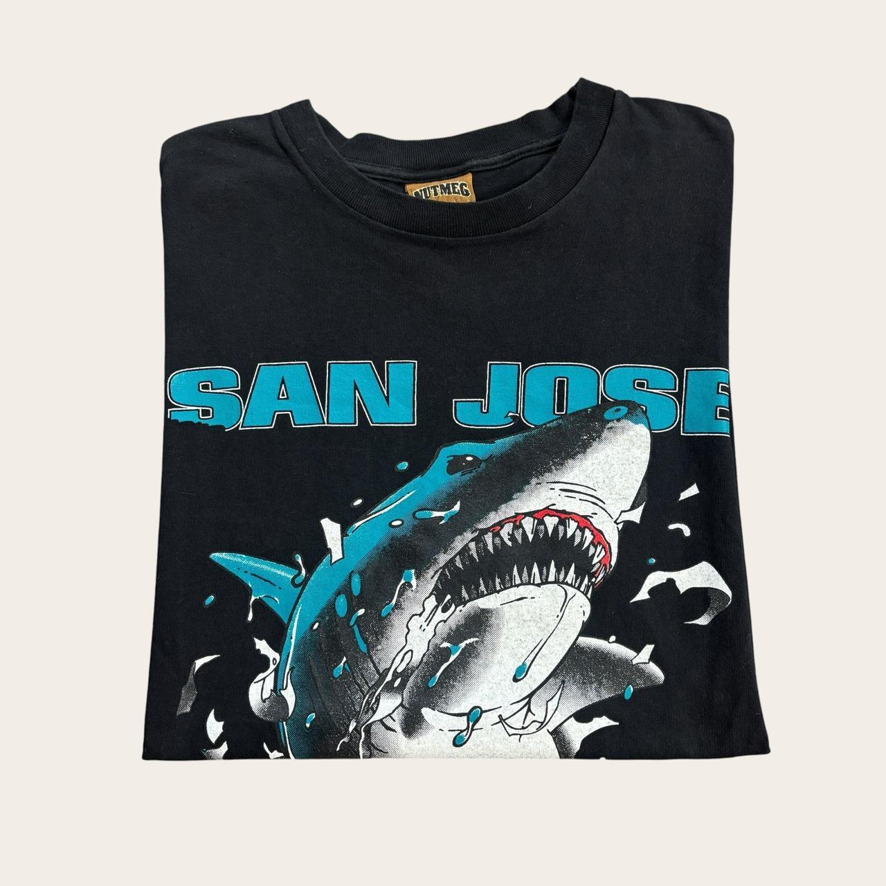 Vintage 90s USA San Jose Sharks NHL ice hockey t-shirt