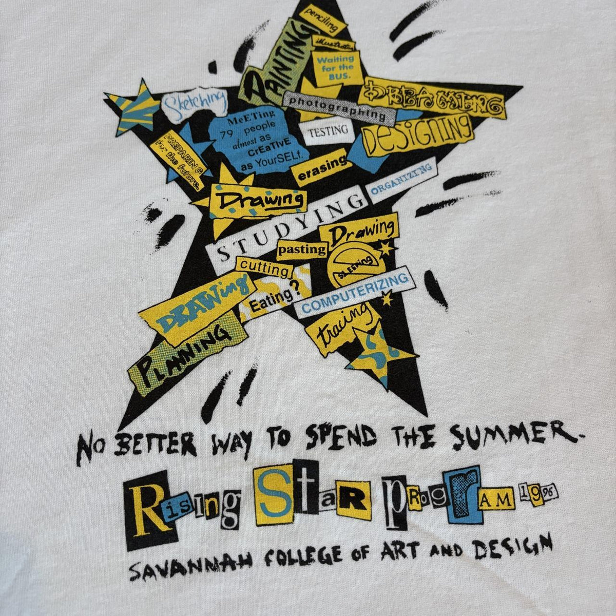 Vintage 90s USA college of art and design Savannah Georgia t-shirt