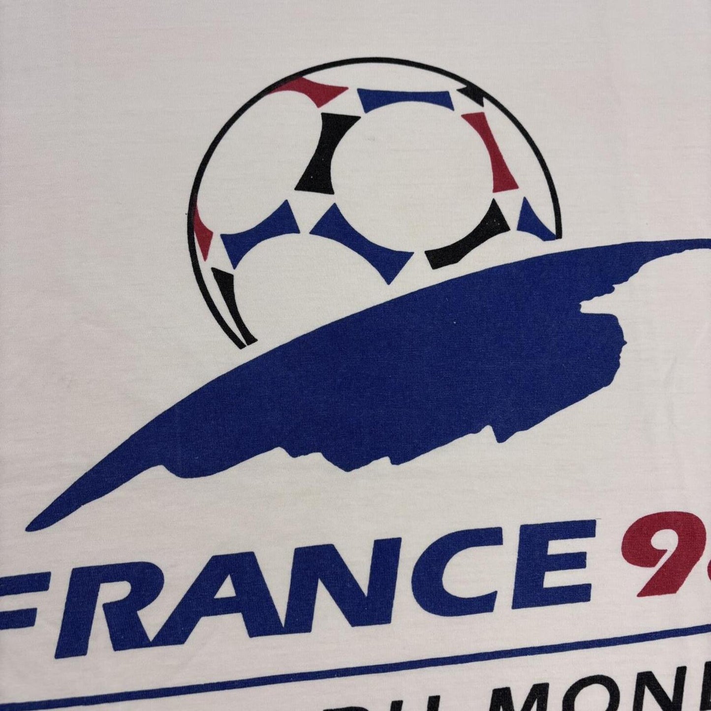 Vintage France 98 World Cup football tournament coupe du monde t-shirt