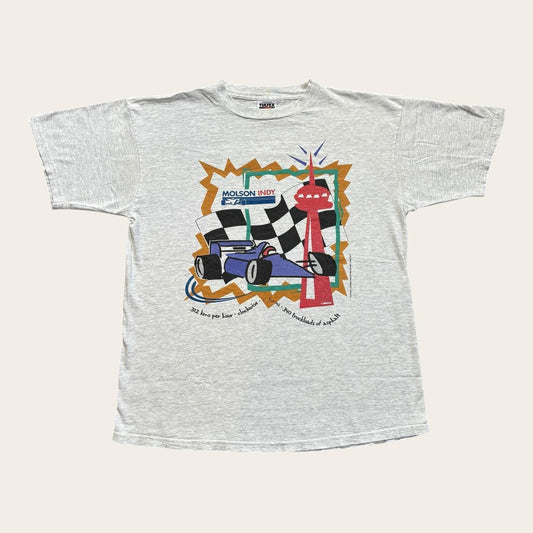 Vintage 90s Molson Indy Toronto Canada motorsport road race automobile t-shirt