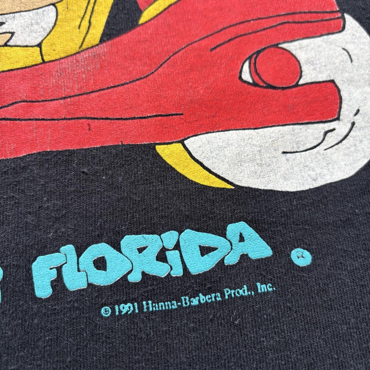 Vintage 90s The Flintstones Universal Studios Florida theme park cartoon t-shirt