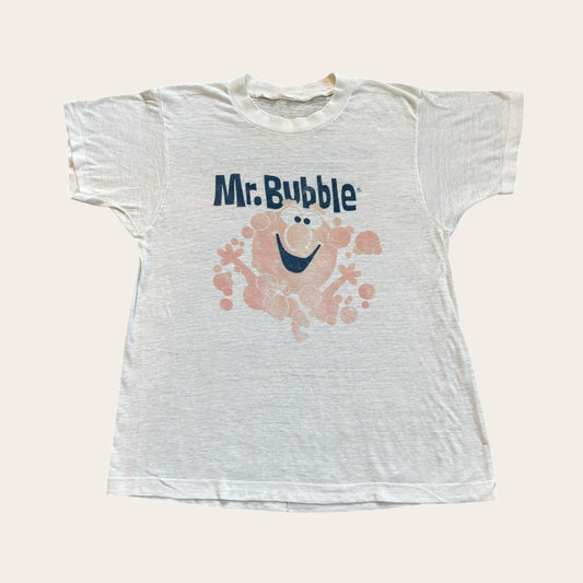 Vintage 80s USA Mr Bubble cleaning promotional t-shirt