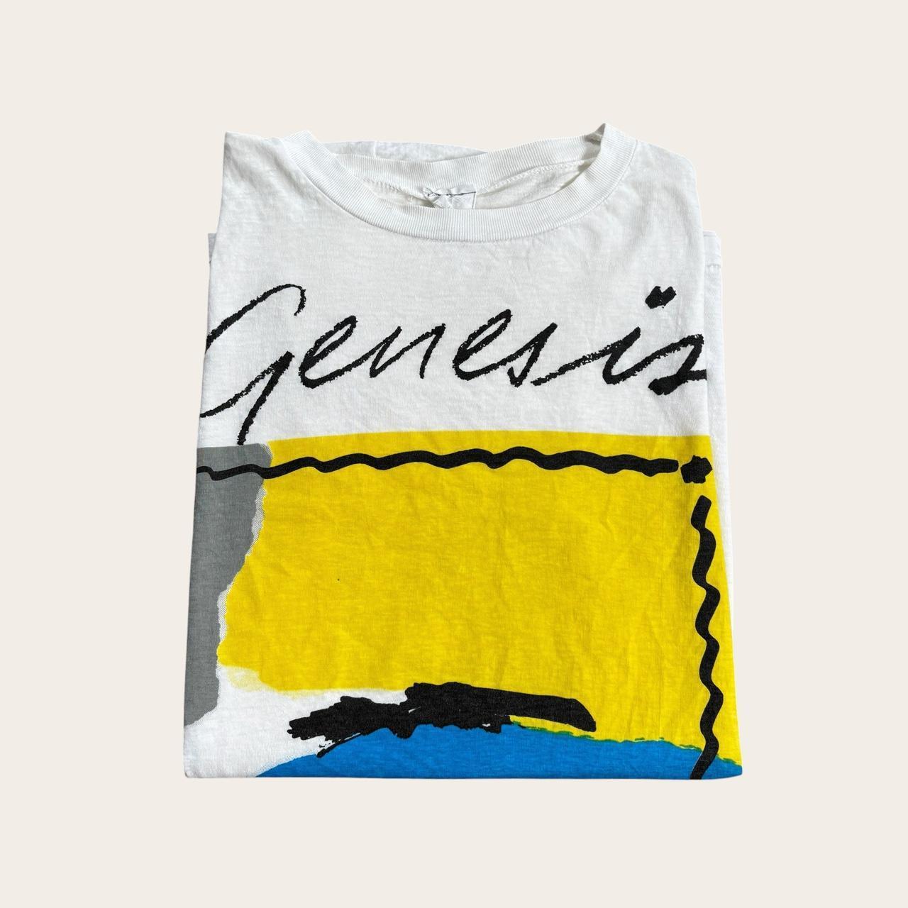 Vintage 80s USA Genesis Abacab album rock music band t-shirt