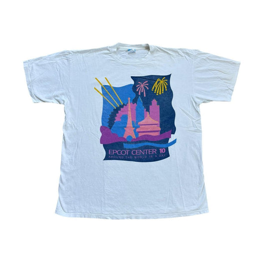 Vintage 90s USA Disney Epcot Center theme park souvenir t-shirt