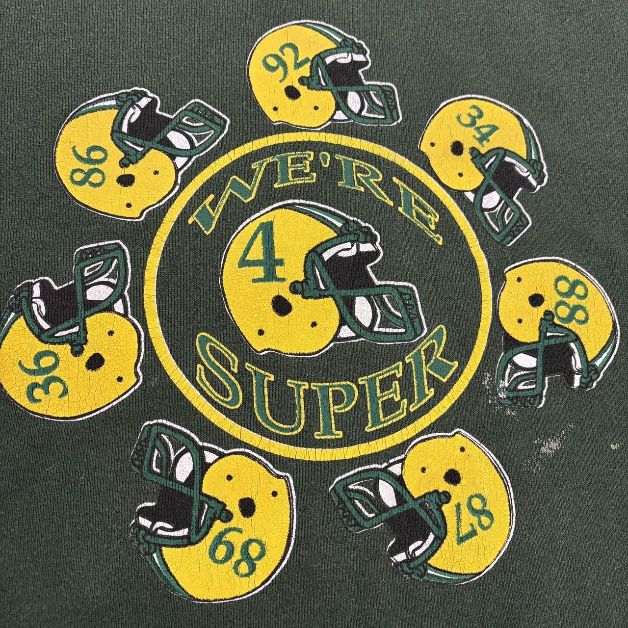 Vintage 90s USA Green Bay Packers NFL American Football graphic sweatshirt