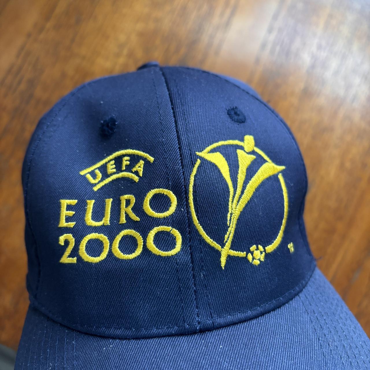 Vintage Y2K Euro 2000 football tournament graphic cap