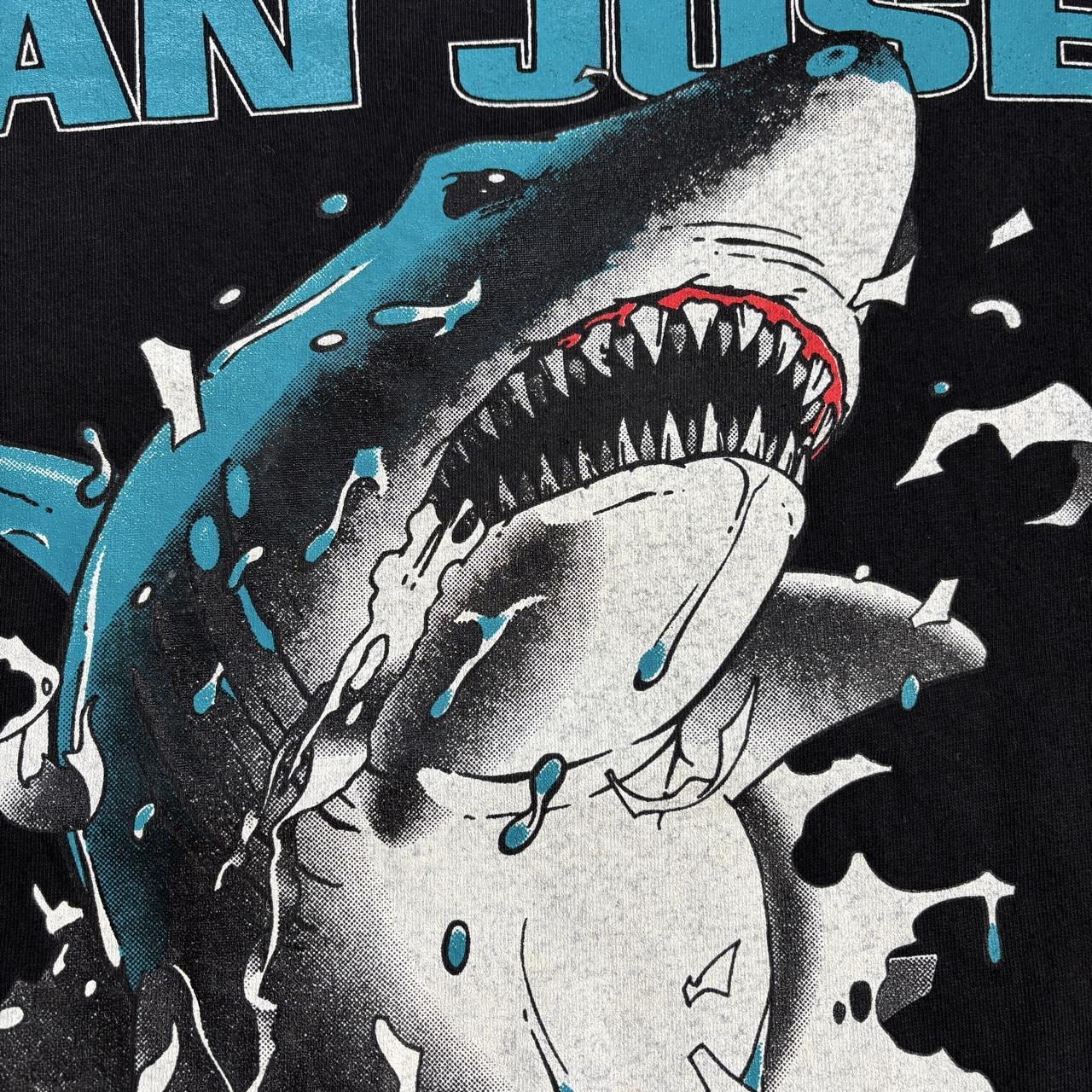 Vintage 90s USA San Jose Sharks NHL ice hockey t-shirt