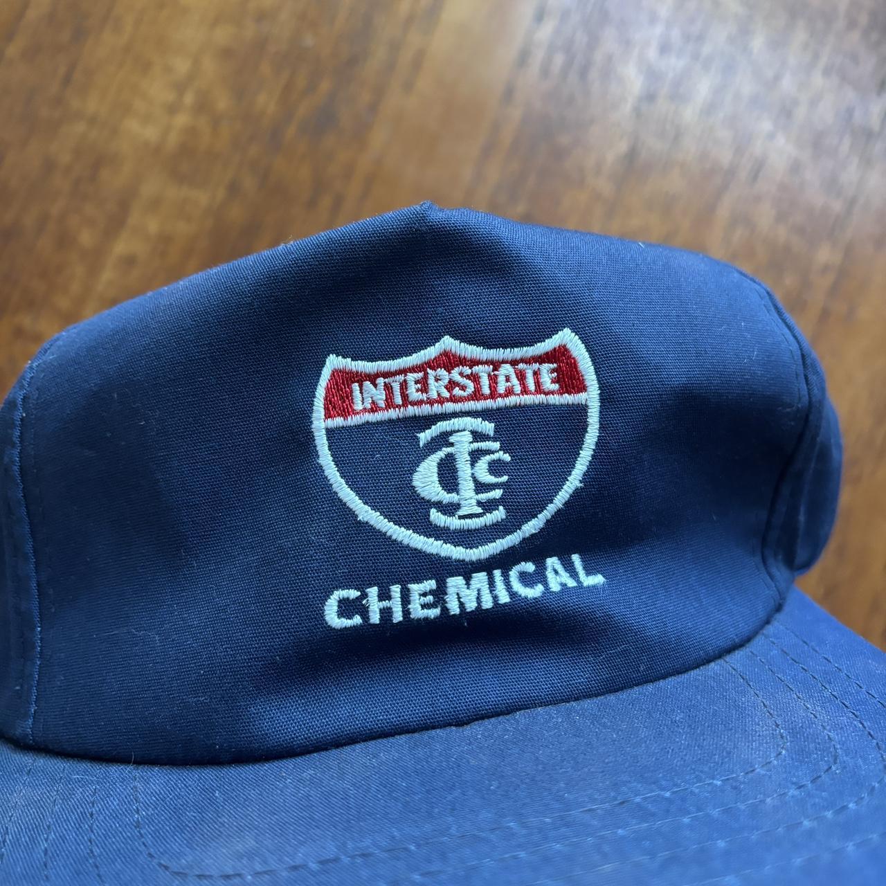 Vintage 90s USA interstate chemical workwear embroidered cap