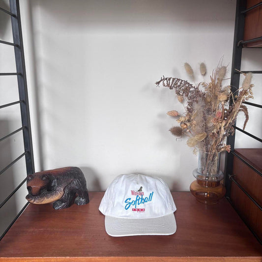 Vintage 90s USA Winston cigarettes softball promotional graphic cap