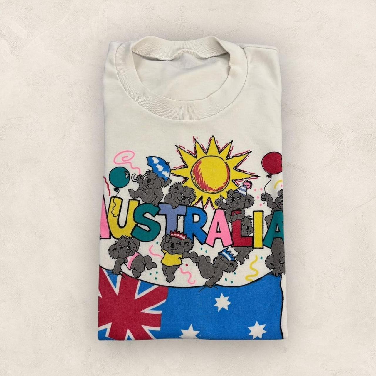 Vintage 80s Australia 200 year commemoration bicentenary graphic t-shirt