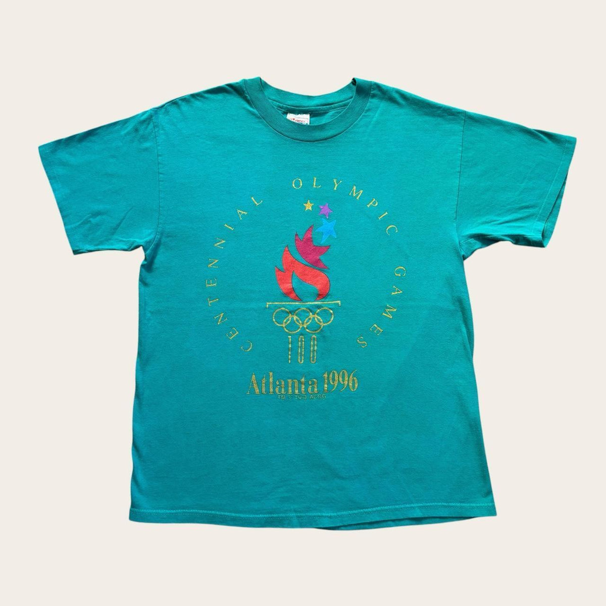 Vintage 90s USA Atlanta Olympics summer games athletics t-shirt