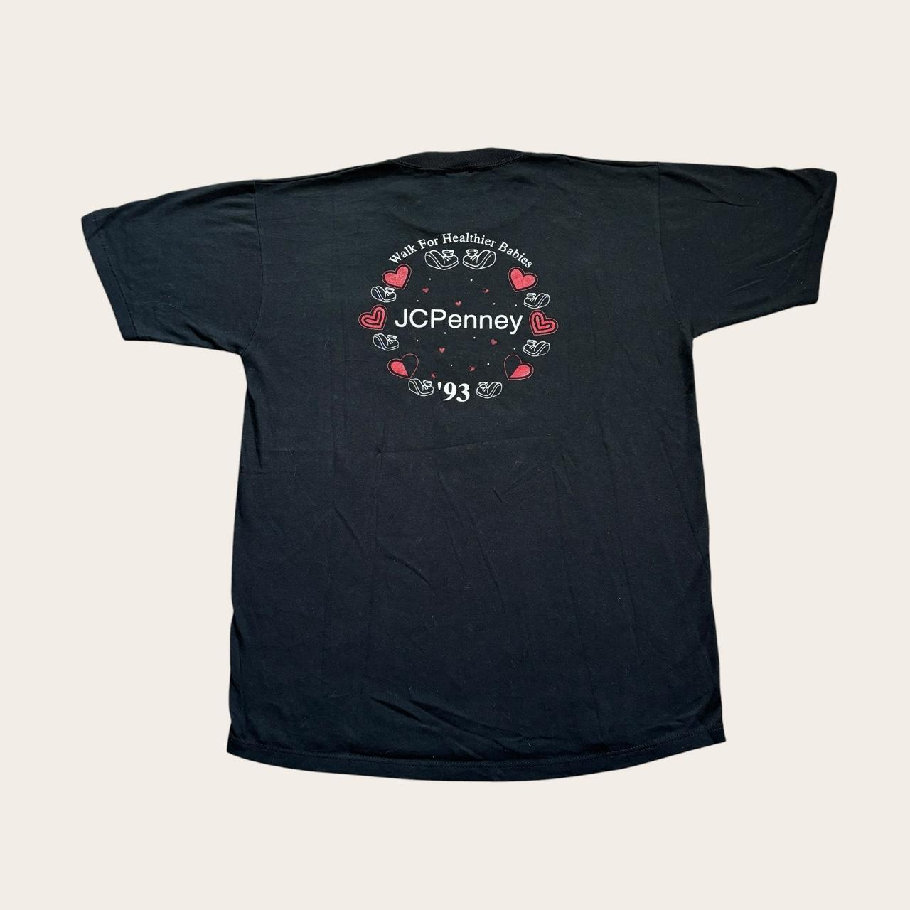 Vintage 90s USA March of Dimes walk America charity fundraiser JC Penney t-shirt