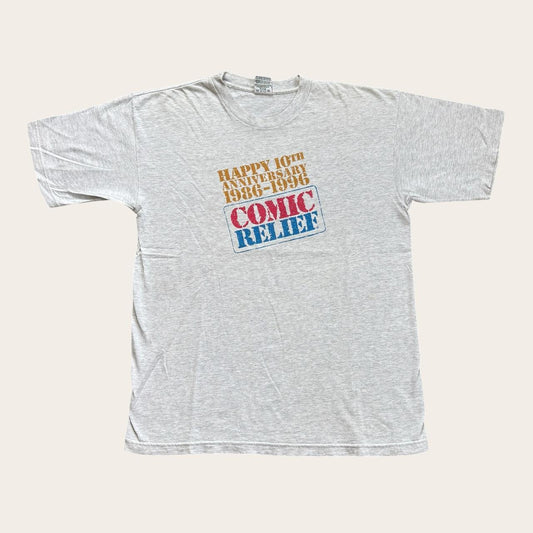Vintage 90s USA Comic Relief 10th anniversary charity comedy benefit HBO t-shirt
