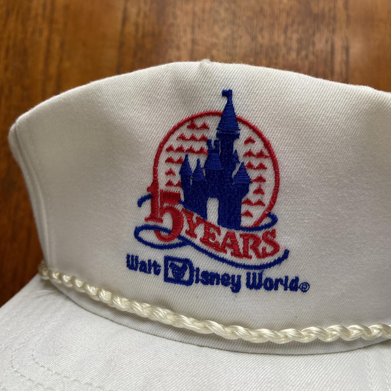 Vintage 80s USA Walt Disney World 15 year anniversary graphic cap