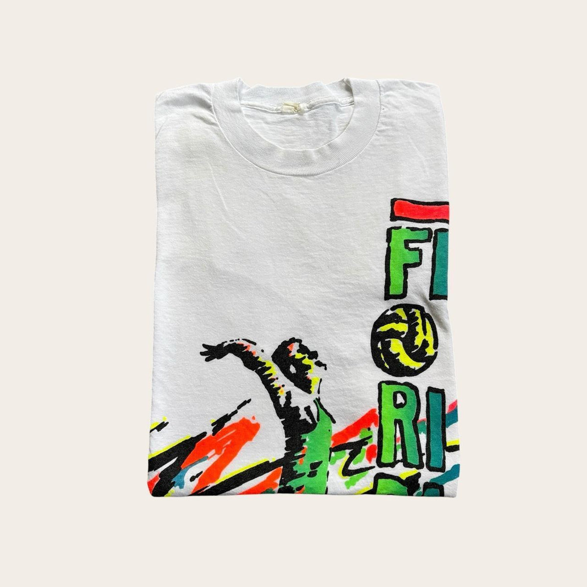 Vintage 90s USA Florida volleyball souvenir t-shirt
