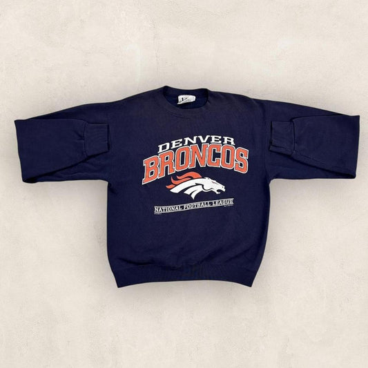 Vintage 90s USA Denver Broncos NFL American Football graphic sweatshirt