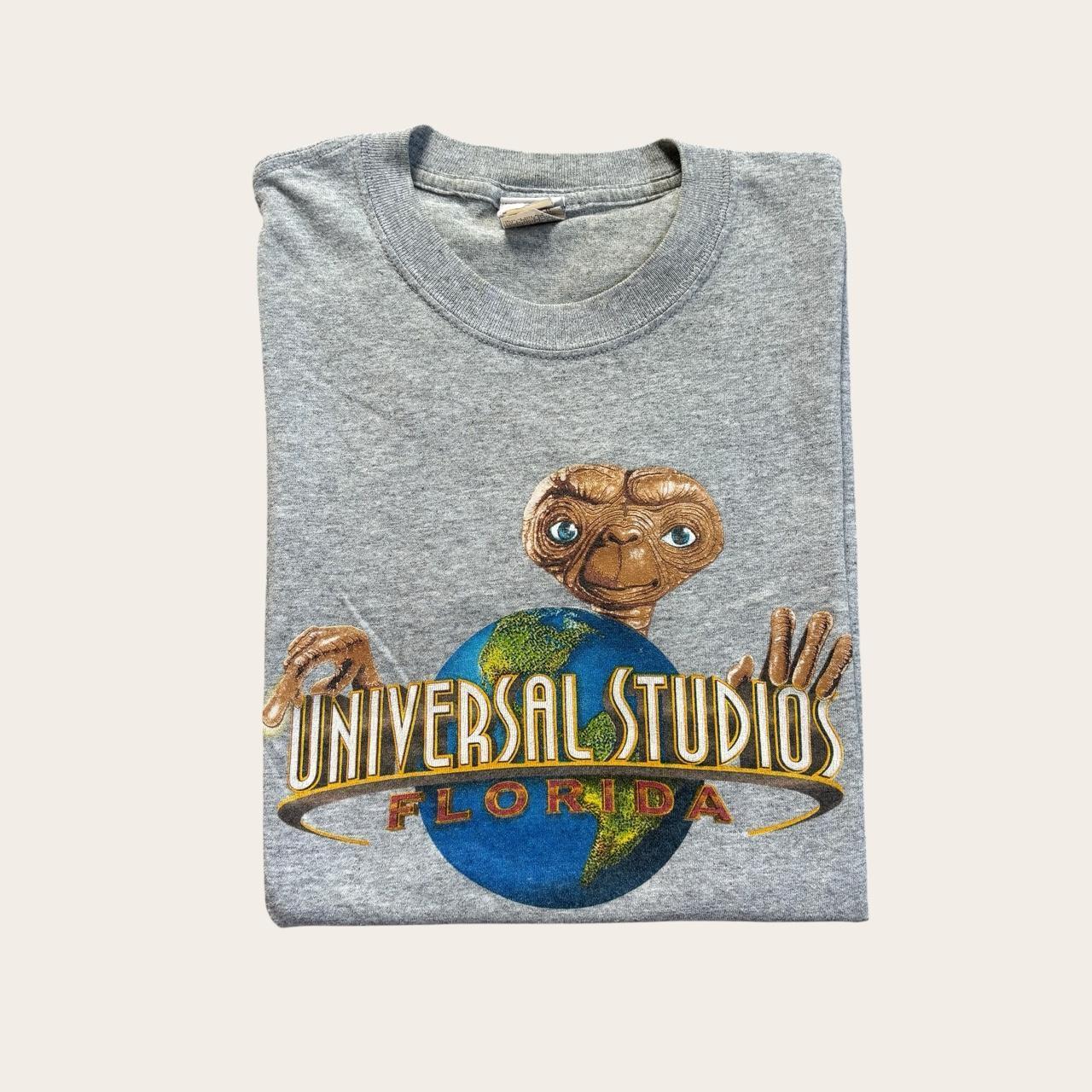 Vintage 90s USA Universal Studios Florida ET the extra terrestrial movie t-shirt
