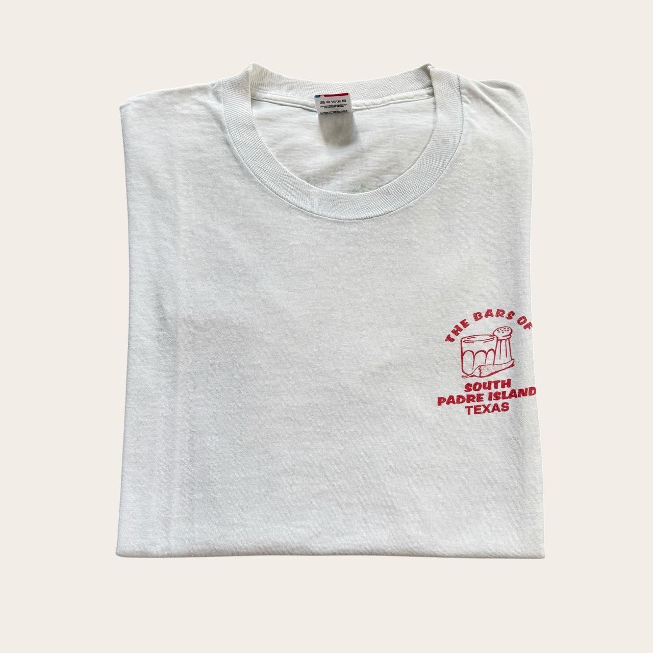Vintage 80s USA bars of South Padre Island Texas souvenir t-shirt
