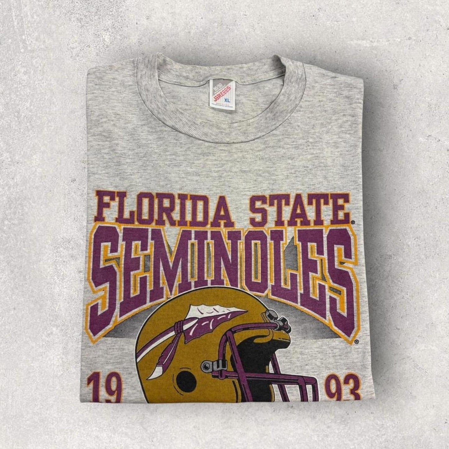 Vintage 90s Florida State Seminoles National champions American Football t-shirt