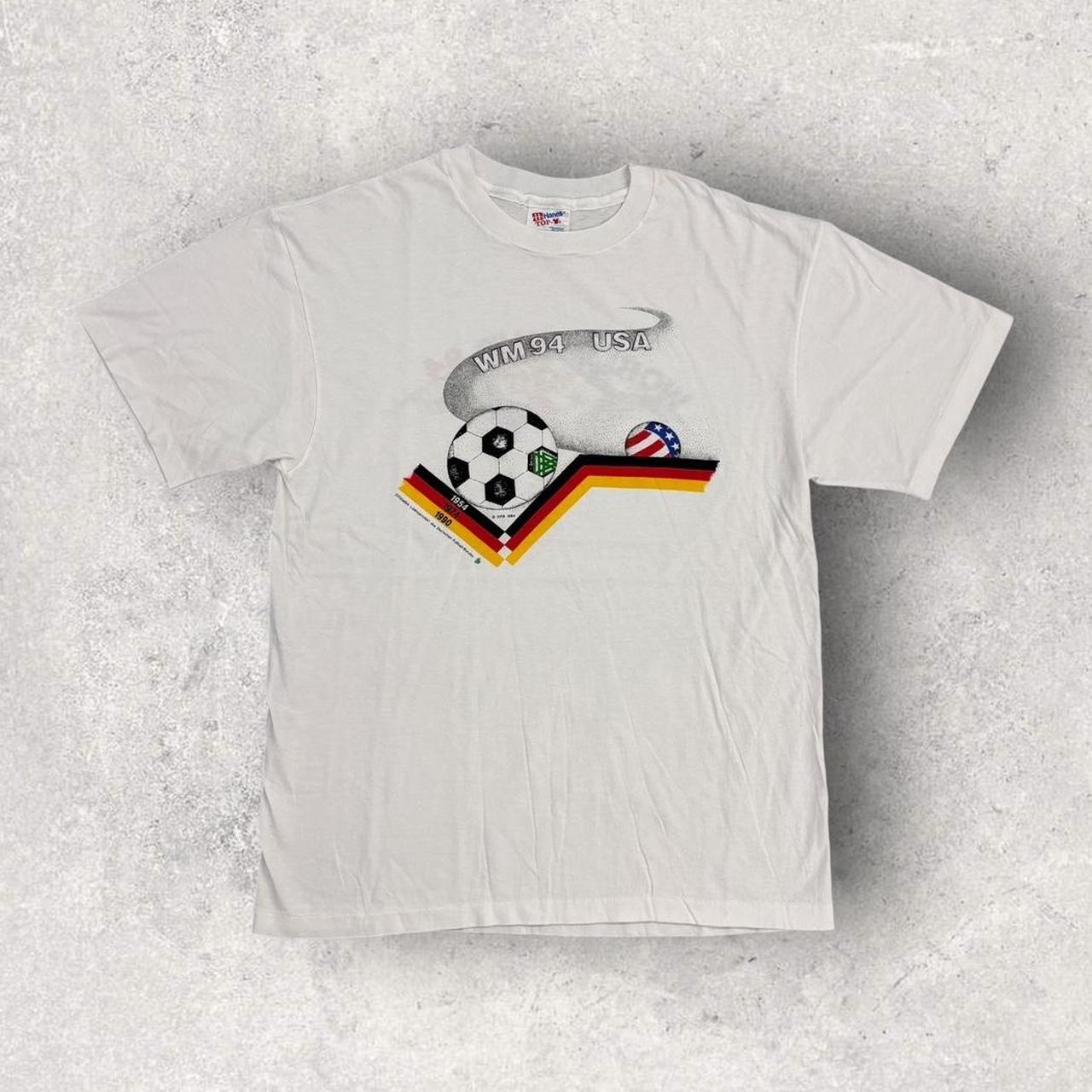 Vintage 90s USA World Cup football tournament team Germany graphic t-shirt