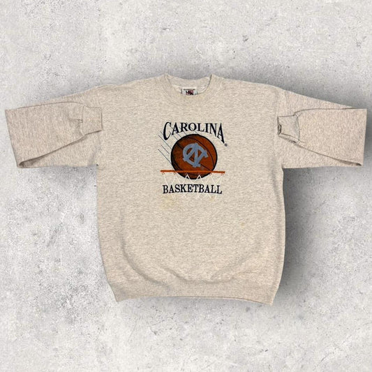 Vintage 90s USA North Carolina basketball UNC varsity university graphic sweatshirt