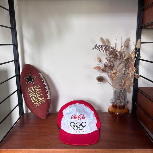 Vintage 80s USA Coca Cola Seoul Olympics summer games athletics baseball cap