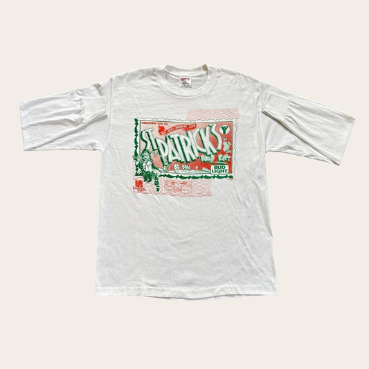 Vintage 90s USA Bay Area runners club St Patrick’s road race Budweiser longsleeve t-shirt