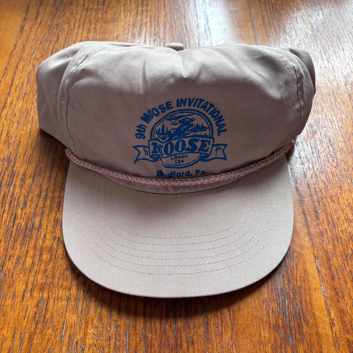 Vintage 90s USA Moose Invitational Pennsylvania fraternity graphic cap